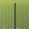 vidaXL Πό posts φράχτη 44 pcs Πράσινο 180 cm Ατσάλι