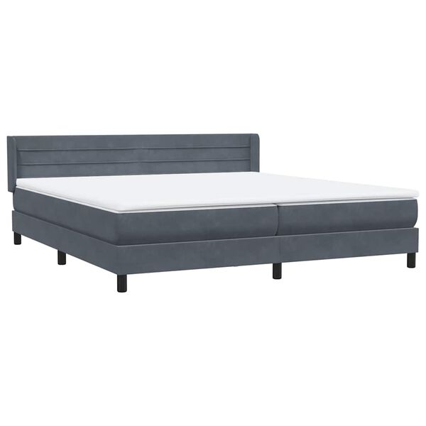 vidaXL &Kappa;&rho;&epsilon;&beta;ά&tau;&iota; Boxspring &mu;&epsilon; &Sigma;&tau;&rho;ώ&mu;&alpha; &Sigma;&kappa;&omicron;ύ&rho;&omicron; &Gamma;&kappa;&rho;&iota; 200x210 &epsilon;&kappa;. &Beta;&epsilon;&lambda;&omicron;ύ&delta;&iota;&nu;&omicron;
