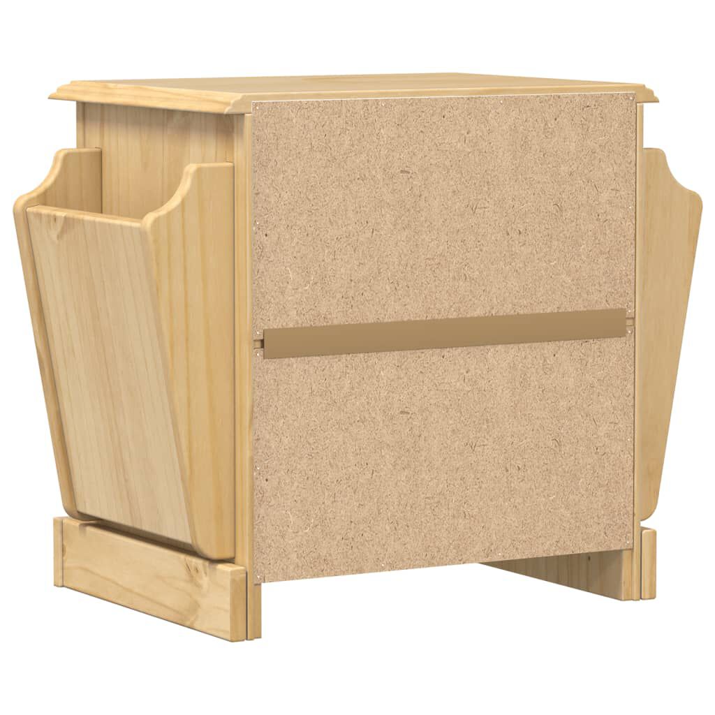 vidaXL Κομοδίνο Corona 45x35x47,5 εκ. από Μασίφ Ξύλο Πεύκου