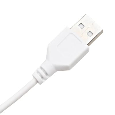 vidaXL Μπουντουάρ με LED Γυαλιστερό Λευκό 60x40x140 εκ.