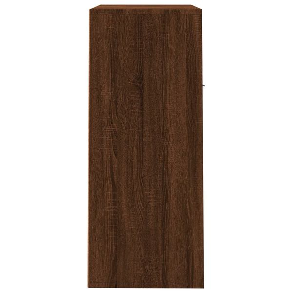vidaXL Παπουτσοθήκη Καφέ Δρυς 60x35x84 εκ. από Επεξεργασμένο Ξύλο