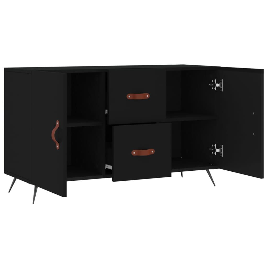 vidaXL Ντουλάπι Μαύρο 100x36x60 εκ. από Επεξεργασμένο Ξύλο