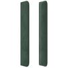 vidaXL Κρεβάτι Boxspring με Στρώμα Σκούρο Πράσινο 80x200 εκ. Βελούδινο