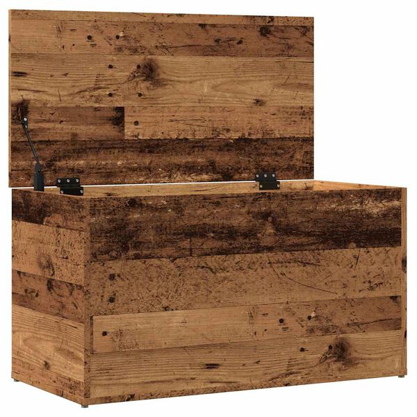 vidaXL Μπαούλο Αποθήκευσης Παλιό Ξύλο 84x42x46εκ Επεξεργασμένο Ξύλο