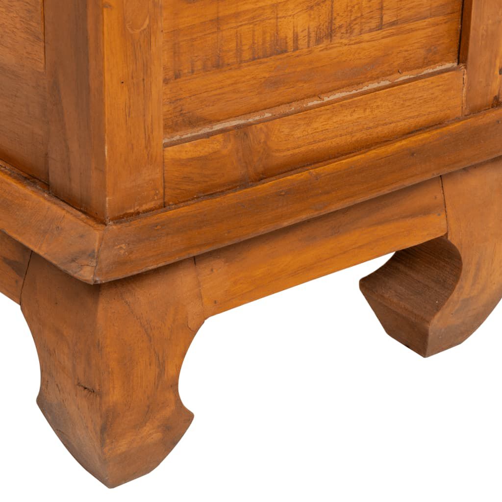 vidaXL Έπιπλο Τηλεόρασης 110x35x40 εκ. από Μασίφ Ξύλο Teak