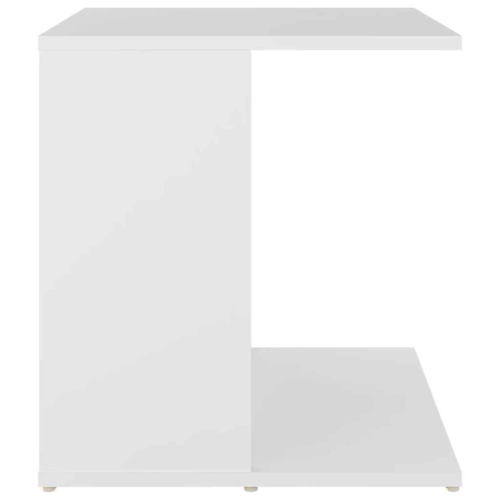 vidaXL Τραπέζι Βοηθητικό Λευκό 45 x 45 x 48 εκ. Επεξ. Ξύλο