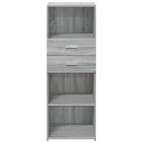 vidaXL Ντουλάπι Γκρι Sonoma 45x42,5x124 εκ. από Επεξεργασμένο Ξύλο