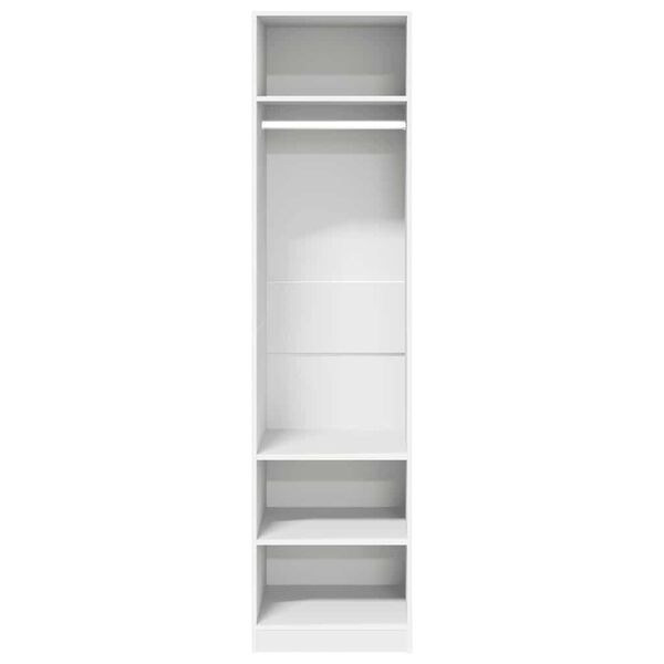 vidaXL Ντουλάπα Λευκή 50 x 50 x 200 εκ. από Επεξ. Ξύλο