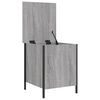 vidaXL Παγκάκι Αποθήκευσης Γκρι Sonoma 40x42,5x50εκ Επεξεργασμένο Ξύλο