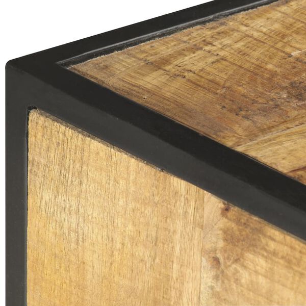 vidaXL Έπιπλο Τηλεόρασης 130 x 30 x 39 εκ. από Μασίφ Ξύλο Μάνγκο