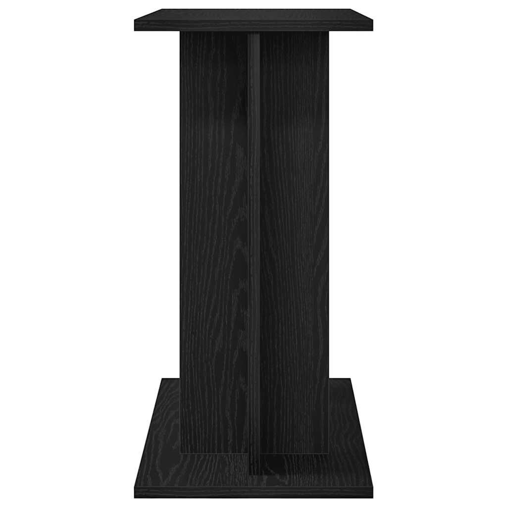 vidaXL Βάση Ενυδρείου Μαύρη Δρυς 60x30x60 εκ. από Επεξεργασμένο Ξύλο