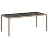 vidaXL &Tau;&rho;&alpha;&pi;έ&zeta;&iota; &Kappa;ή&pi;&omicron;&upsilon; &Mu;&pi;&epsilon;&zeta; 190x90x75 &epsilon;&kappa;. &Psi;&eta;&mu;έ&nu;&omicron; &Gamma;&upsilon;&alpha;&lambda;ί/&Sigma;&upsilon;&nu;&theta;&epsilon;&tau;&iota;&kappa;ό &Rho;&alpha;&tau;ά&nu;