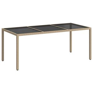 vidaXL &Tau;&rho;&alpha;&pi;έ&zeta;&iota; &Kappa;ή&pi;&omicron;&upsilon; &Mu;&pi;&epsilon;&zeta; 190x90x75 &epsilon;&kappa;. &Psi;&eta;&mu;έ&nu;&omicron; &Gamma;&upsilon;&alpha;&lambda;ί/&Sigma;&upsilon;&nu;&theta;&epsilon;&tau;&iota;&kappa;ό &Rho;&alpha;&tau;ά&nu;