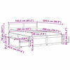 vidaXL Κρεβάτι με Συρτάρια+Στρώμα Λευκό 160x200 εκ. Μασίφ Ξύλο Πεύκου