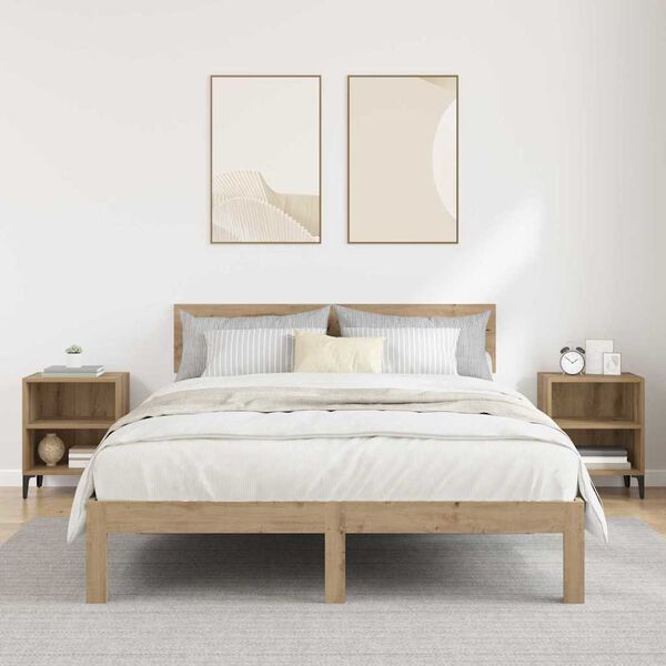 vidaXL &Kappa;&omicron;&mu;&omicron;&delta;ί&nu;&omicron; 2 pcs Artisan Oak 40 x 30 x 50 cm &Epsilon;&pi;&epsilon;&xi;&epsilon;&rho;&gamma;&alpha;&sigma;&mu;έ&nu;&omicron; &xi;ύ&lambda;&omicron;