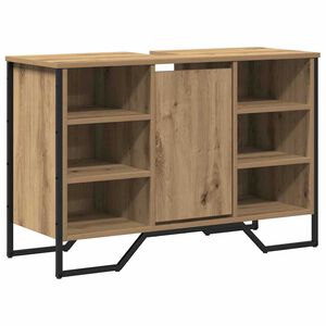 vidaXL Ντουλάπα Νιπτήρα Mπάνιου με ράφι Artisan Oak 91 x 35 x 60 εκ
