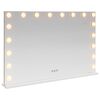 vidaXL &Kappa;&alpha;&theta;&rho;έ&phi;&tau;&eta;&sigmaf; Vanity LED &Lambda;&epsilon;&upsilon;&kappa;ό 80 x 10 x 52,5 &epsilon;&kappa; &Gamma;&upsilon;&alpha;&lambda;ί &kappa;&alpha;&iota; &Chi;ά&lambda;&upsilon;&beta;&alpha;&sigmaf;