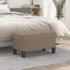 vidaXL Πάγκος Taupe 70 x 35 x 41 εκ. Υφασμάτινος