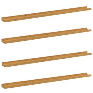 vidaXL &Rho;ά&phi;&iota; &Tau;&omicron;ί&chi;&omicron;&upsilon; 4 &tau;&mu;&chi;. &Mu;&pi;&epsilon;&zeta; 115 x 9 x 3 cm &Epsilon;&pi;&epsilon;&xi;&epsilon;&rho;&gamma;&alpha;&sigma;&mu;έ&nu;&omicron; &Xi;ύ&lambda;&omicron;