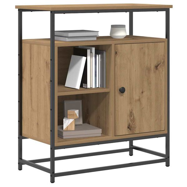 vidaXL &Pi;&lambda;&alpha;ϊ&nu;ό &gamma;&rho;&alpha;&phi;&epsilon;ί&omicron; Artisan Oak 69 x 35 x 80 &epsilon;&kappa; &Epsilon;&pi;&epsilon;&xi;&epsilon;&rho;&gamma;&alpha;&sigma;&mu;έ&nu;&omicron; &xi;ύ&lambda;&omicron;