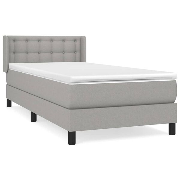 vidaXL &Kappa;&rho;&epsilon;&beta;ά&tau;&iota; Boxspring &mu;&epsilon; &Sigma;&tau;&rho;ώ&mu;&alpha; &Alpha;&nu;&omicron;&iota;&chi;&tau;ό &Gamma;&kappa;&rho;&iota; 100x200 &epsilon;&kappa;. &Upsilon;&phi;&alpha;&sigma;&mu;ά&tau;&iota;&nu;&omicron;