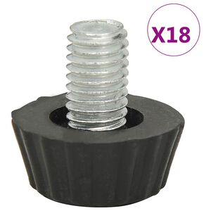 vidaXL &Pi;ό&delta;&iota;&alpha; &Epsilon;&pi;ί&pi;&lambda;&omega;&nu; &Rho;&upsilon;&theta;&mu;&iota;&zeta;ό&mu;&epsilon;&nu;&alpha; &Mu;8 18 &tau;&epsilon;&mu;. &Mu;&alpha;ύ&rho;&alpha;