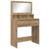 vidaXL &Tau;&rho;&alpha;&pi;έ&zeta;&iota;&alpha; &Nu;&tau;&upsilon;&sigma;ί&mu;&alpha;&tau;&omicron;&sigmaf; &Kappa;&rho;&epsilon;&beta;&alpha;&tau;&omicron;&kappa;ά&mu;&alpha;&rho;&alpha;&sigmaf; Artisan Oak