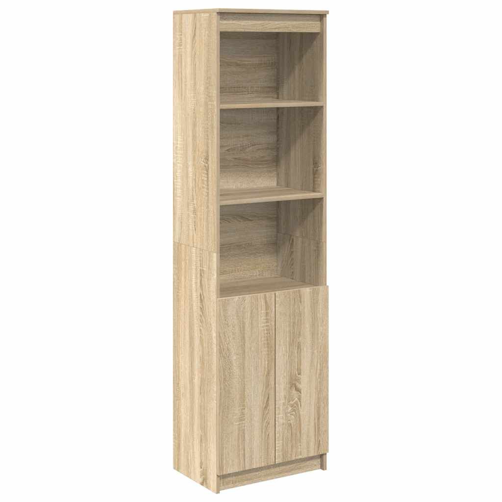 vidaXL Ντουλάπι Sonoma δρυς 50x35x180 εκ. από Επεξεργασμένο Ξύλο