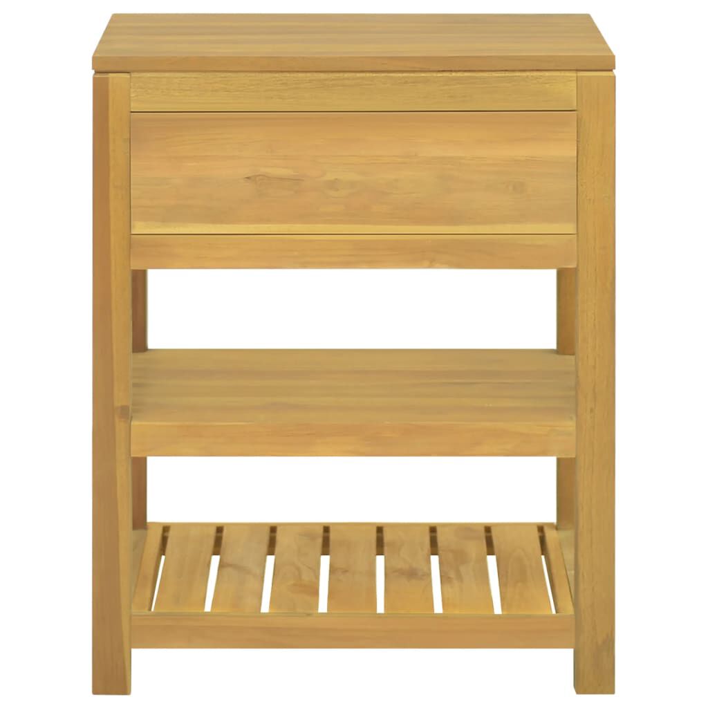 vidaXL Έπιπλο Μπάνιου 60 x 45 x 75 εκ. από Μασίφ Ξύλο Teak