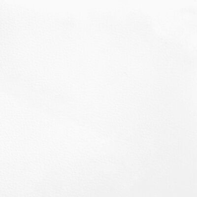 vidaXL Πλαίσιο Κρεβατιού Λευκό 120x190 εκ. από Συνθετικό Δέρμα