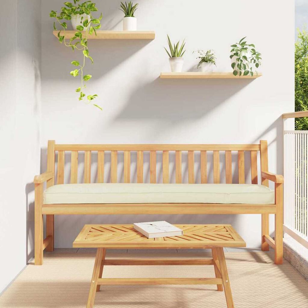 vidaXL Σετ Μαξιλαριών Πάγου 2 pcs Κρεμ 200 x 40 x 8 εκ. Ύφασμα Oxford