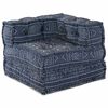 vidaXL Αρθρωτός Καναπές Γεωμετρικό 2 pcs Ινδικο 70 x 70 x 56 εκ ύφασμα