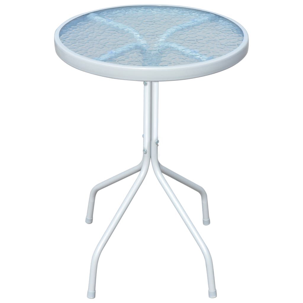 vidaXL Τραπέζι Bistro Γκρι 50 x 71 εκ. Ατσάλινο