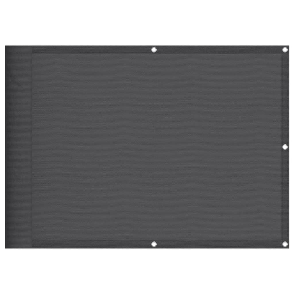 vidaXL Διαχωριστικό Βεράντας Ανθρακί 75x800εκ 100% Πολ. Ύφασμα Oxford