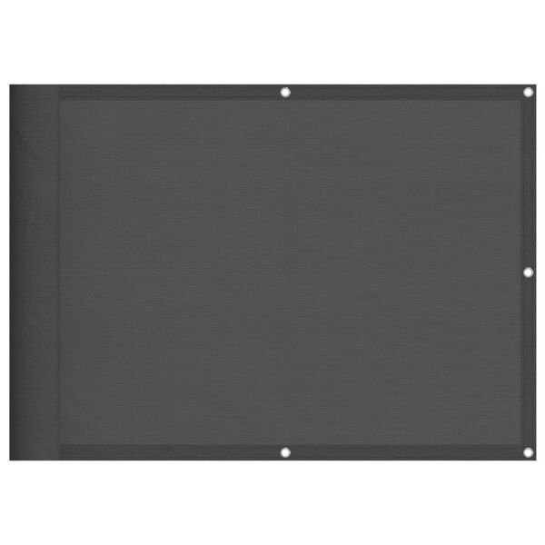 vidaXL Διαχωριστικό Βεράντας Ανθρακί 75x800εκ 100% Πολ. Ύφασμα Oxford