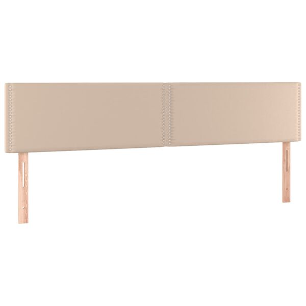 vidaXL Κρεβάτι Boxspring με Στρώμα Καπουτσίνο 120x190εκ.από Συνθ.Δέρμα