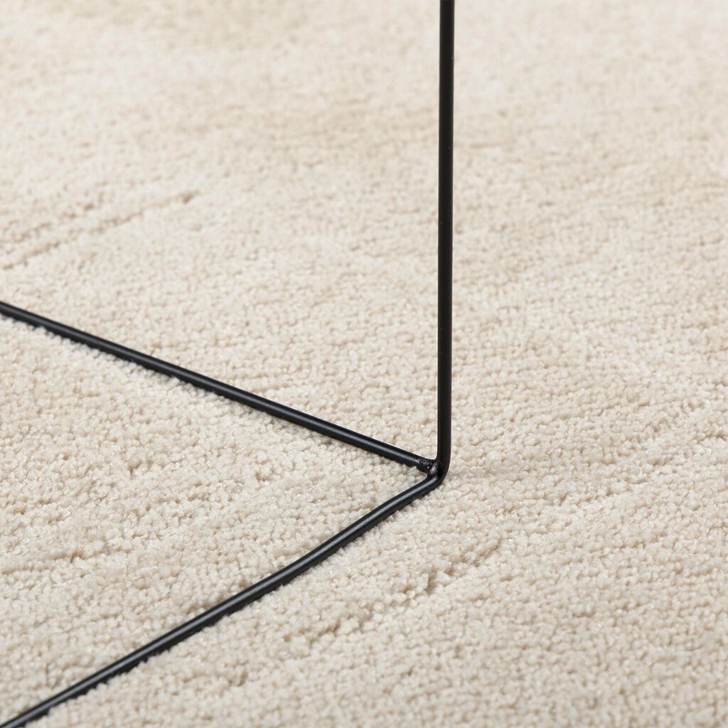 vidaXL Χαλί HUARTE Μπεζ 100 x 200 cm Πολυεστέρας