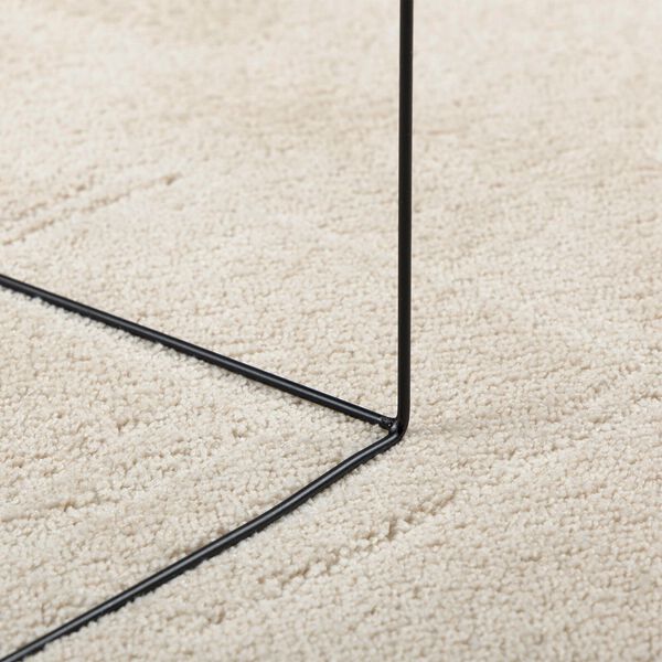 vidaXL Χαλί HUARTE Μπεζ 100 x 200 cm Πολυεστέρας