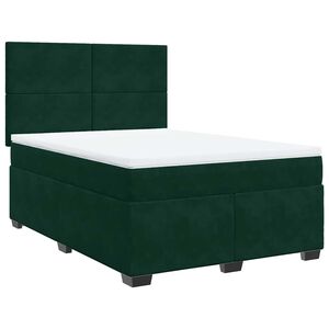 vidaXL &Kappa;&rho;&epsilon;&beta;ά&tau;&iota; Boxspring &mu;&epsilon; &Sigma;&tau;&rho;ώ&mu;&alpha; &Sigma;&kappa;&omicron;ύ&rho;&omicron; &Pi;&rho;ά&sigma;&iota;&nu;&omicron; 160x200&epsilon;&kappa;. &Beta;&epsilon;&lambda;&omicron;ύ&delta;&iota;&nu;&omicron;