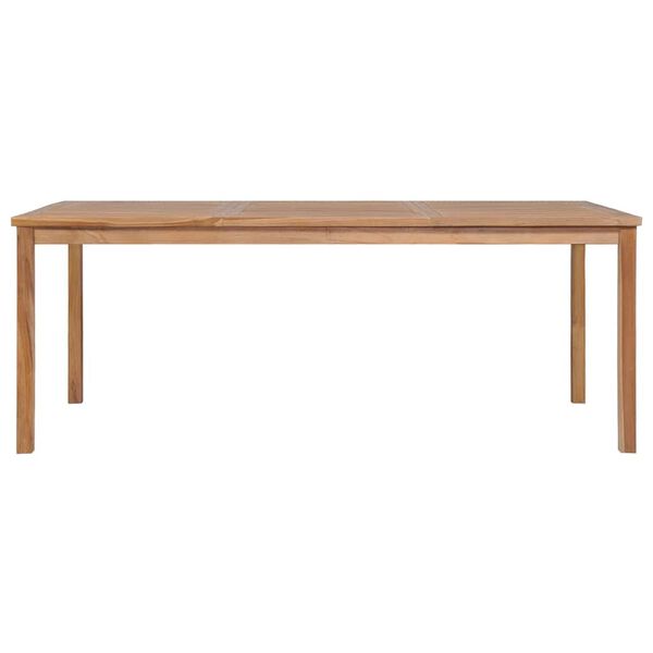 vidaXL Τραπέζι Κήπου 200 x 100 x 77 εκ. από Μασίφ Ξύλο Teak
