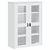 vidaXL Ντουλάπι Ψηλό VIKEN Λευκός 80x40x190 εκ. από Μασίφ Ξύλο Πεύκου