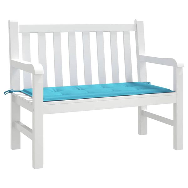 vidaXL Μαξιλάρι Παγκάκι Κήπου Τιρκουάζ 100 x 50 x 4 cm Ύφασμα Oxford