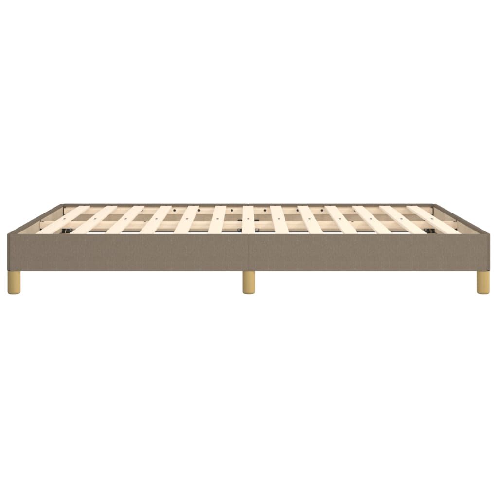 vidaXL Σκελετός Κρεβατιού Χωρίς Στρώμα Taupe 140x200 εκ. Υφασμάτινο