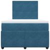 vidaXL &Kappa;&rho;&epsilon;&beta;ά&tau;&iota; Boxspring &mu;&epsilon; &Sigma;&tau;&rho;ώ&mu;&alpha; &Mu;&pi;&lambda;&epsilon; 120x200 &epsilon;&kappa;. &Beta;&epsilon;&lambda;&omicron;ύ&delta;&iota;&nu;&omicron;