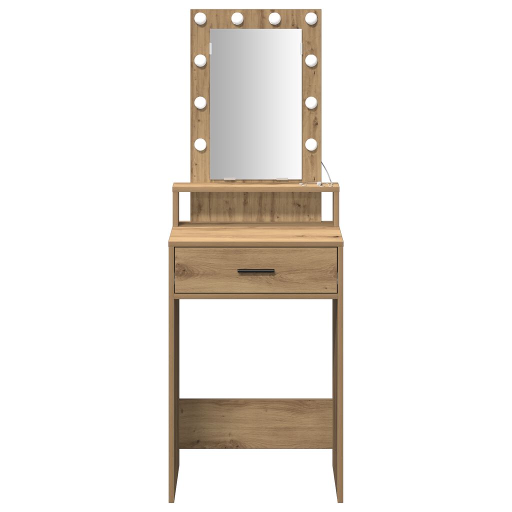 vidaXL Τραπέζι περιποίησης Καφέ 50 x 41 x 140 εκ. Επεξεργασμένο ξύλο