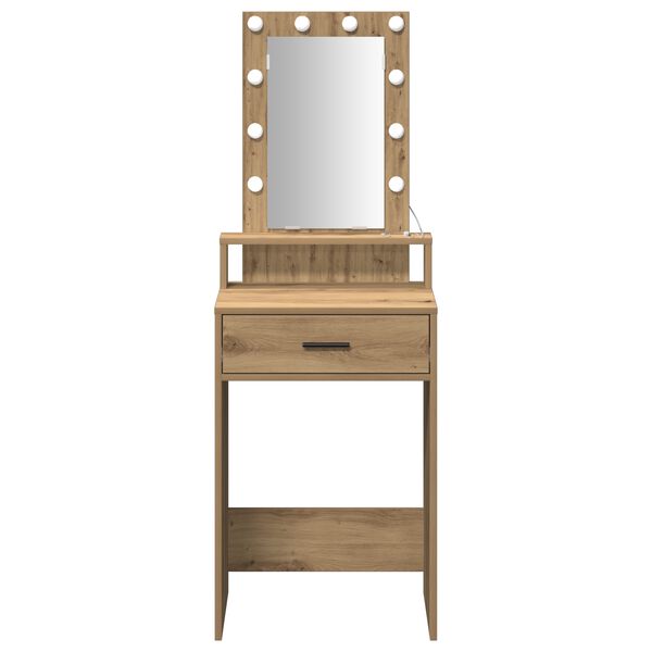 vidaXL Τραπέζι περιποίησης Καφέ 50 x 41 x 140 εκ. Επεξεργασμένο ξύλο