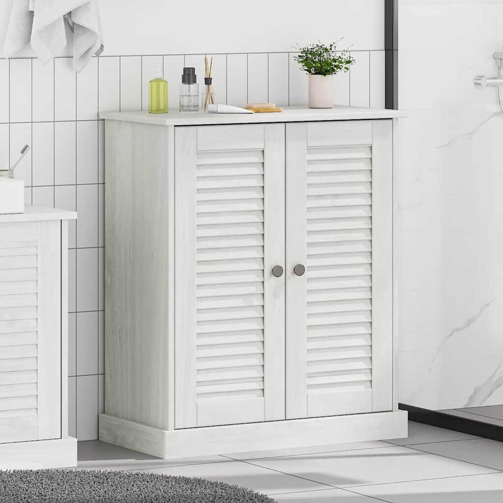 vidaXL Ντουλάπι Μπάνιου με αποθήκευση VIGO Λευκό 67.5 x 34 x 80 εκ.