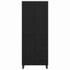 vidaXL Highboard &Mu;&alpha;ύ&rho;&eta; &Omicron;&xi;&upsilon;ά 69,5 x 34 x 180 &epsilon;&kappa;. &Epsilon;&pi;&epsilon;&xi;&epsilon;&rho;&gamma;&alpha;&sigma;&mu;έ&nu;&omicron; &xi;ύ&lambda;&omicron;