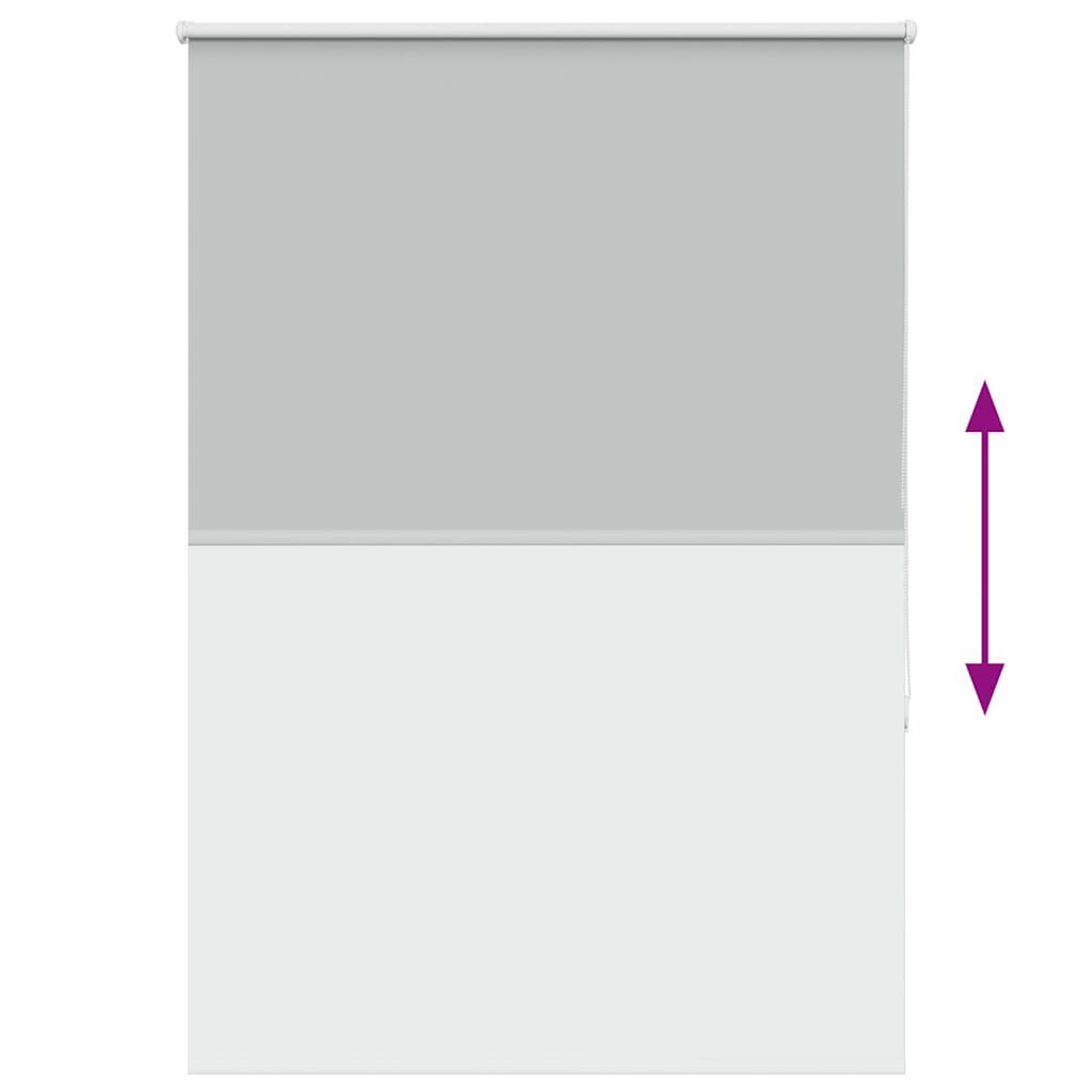 vidaXL Ρολέρ Μπλακάουτ ανοιχτό γκρι 100x130 cm Πλάτος υφάσματος 95,7cm