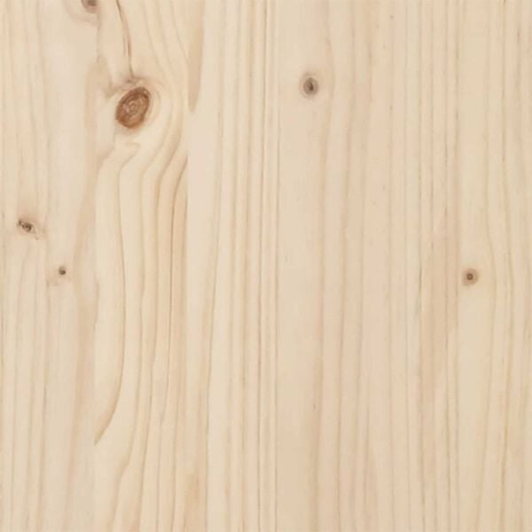 vidaXL Πλαίσιο Κρεβατιού με Κεφαλάρι 180x200 εκ. από Μασίφ Ξύλο Πεύκου